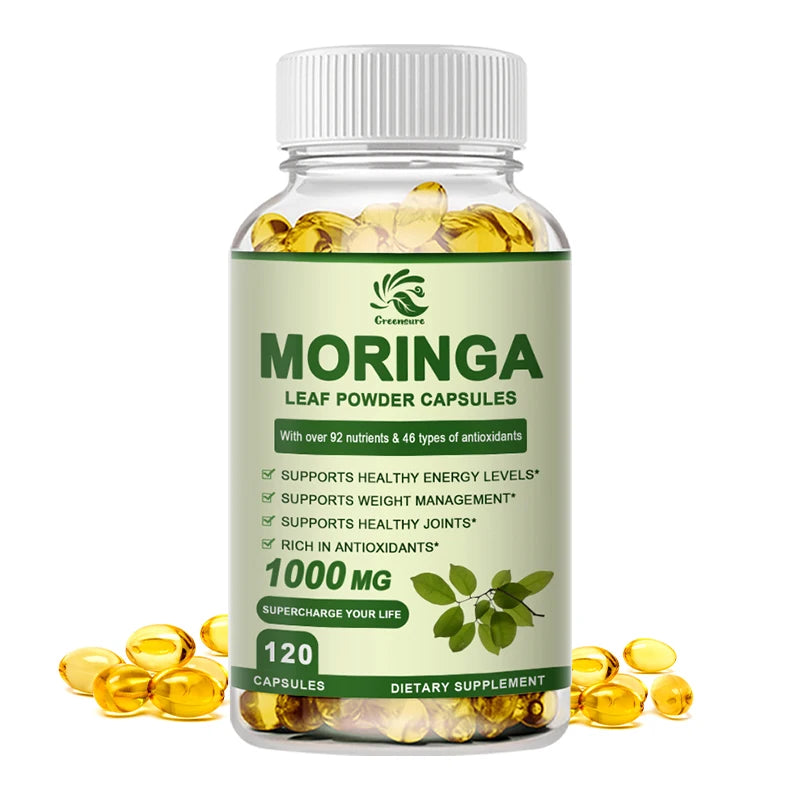 Greensure Moringa Oil Promote Metabolism Support Weight Loss Repairs Damaged Cells Alleviates Inflammation Cardiovascular Health