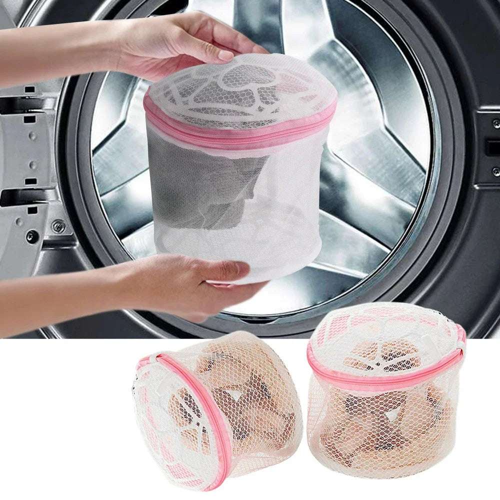 1pc Women Lingerie Bra Underwear Laundry Washing Bags Net Mesh Clothes Sock Organizer Zip Bags Hosiery SaverBras Protector