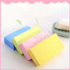 Bath Sponge Scrub Shower Soft Exfoliating Body Skin Shower Spa Bath Brush Washing Sponge Pad Sponges Cleaning Spa Bath Ball