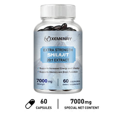 Shilajit - Increases Energy and Vitality, Supports Memory and Brain Function, Non-GMO