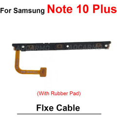 قطعة غيار كابل مرن لإصلاح أزرار التحكم في مستوى الصوت وتشغيل وإيقاف تشغيل هاتف Samsung Galaxy Note 10 Plus Lite