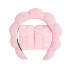 3 件套时尚 Microfiber Washing Wristbands Scrunchies Puffy Headband Spa Bubble Headband for Washing Face Makeup Shower Skincare