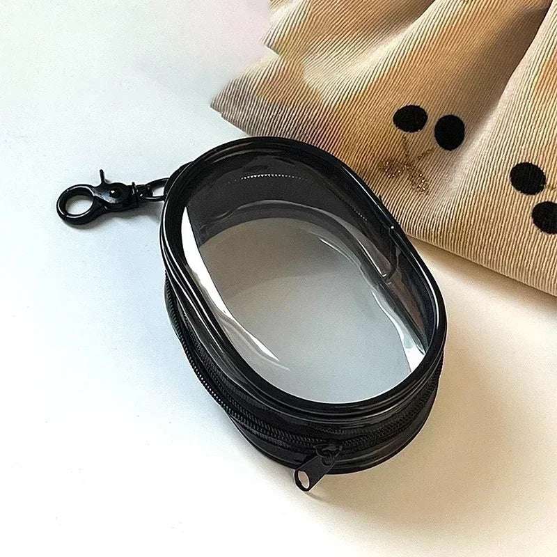 Portable Mini Zipper Storage Bag Keychain Box Organizer For Earphones Chargers Bags  A Gift for My Girlfriend Case