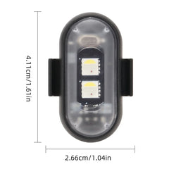 1-6PCS Wireless LED Drone Strobe Light for Motorcycle Car Bike Remote Control Warning Light Indicator Light USB Charging 8Colors