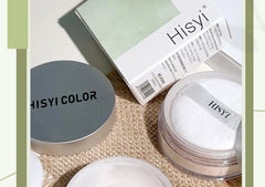 Exquisite clear honey powder loose powder matte finish lasting waterproof, sweat-proof, non-peeling makeup fixing loose powder