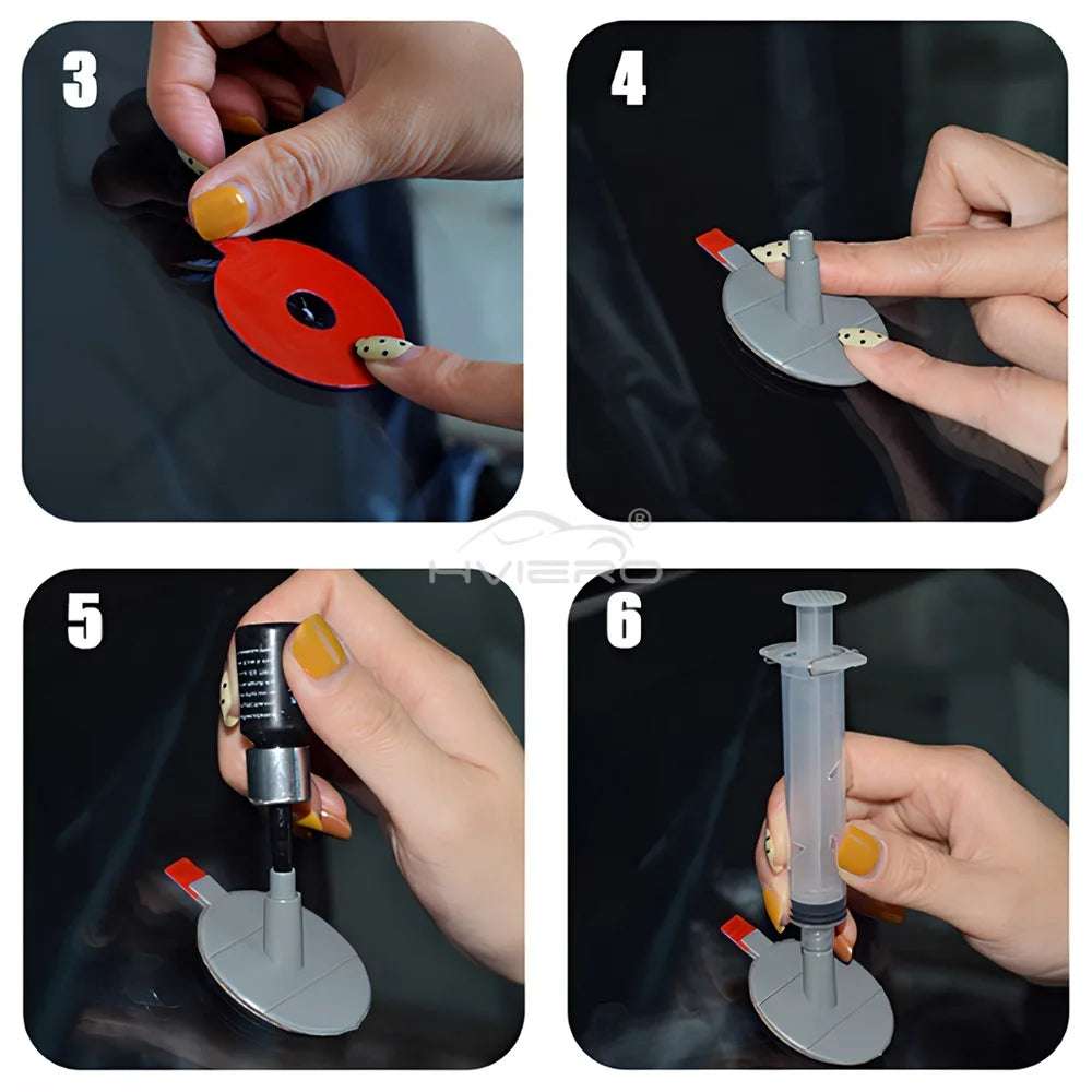 Car Windshield Repair Resin Kit Tools Windscreen Break Scratch Restoration Protective Stickers Glass Cleaner Care No Trace Wash