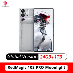 النسخة العالمية Redmagic 10S Pro NX789J Snapdragon 8 Elite الإصدار الرائد 6.853 بوصة Q9 + 144 هرتز AMOLED 50 × 2 + 2 + 16 ميجابكسل 7050 مللي أمبير 80 واط NFC