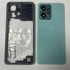 For Redmi Note 12 4G Phone Housing Middle Frame Battery Back Cover Case Panel Lid Rear  Camera Lens SIM Card Tray