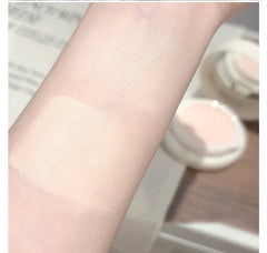 2 in 1 Double Layer Powder Cushion Clear Natural Lasting Brightening Gege Bear Makeup Concealer Loose Powder Cushion Cream