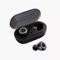 سماعات أذن لاسلكية Y50 TWS Fone Bluetooth مع تحكم باللمس وسماعة رأس لاسلكية مزودة بميكروفون وسماعات أذن بلوتوث