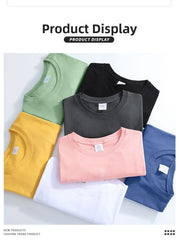 Cute Cartoon  ort Sve T-irt Women's Summer Casual Loose Fit plus Size American Sle Cotton Top Korean Version