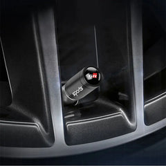 4Pcs Car Wheel Tire Valve Caps Protection Cover Auto Accessories For Toyota Fortuner Chr Verso Prius Mirai Hiace Trd Corolla GR