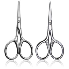 1Pc Stainless Steel Small Makeup Grooming Scissors Eyebrows For Manicure Nail Cuticle Beard And Mustache Trimmer Nose Hair Tool