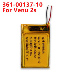 بطارية بديلة 361-00137-10 لجهاز Garmin Venu 2s 361-00139-10 لجهاز Garmin Venu 2 بسعة 225 مللي أمبير/ساعة مع أدوات مجانية
