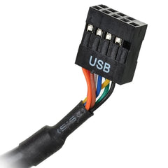 سلك محول رأس اللوحة الأم عالي الجودة قطعة واحدة 20 دبوس USB 3.0 أنثى إلى 9 دبوس USB 2.0 ذكر لجهاز الكمبيوتر سلك محول الكمبيوتر