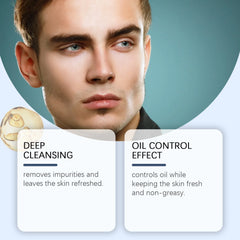 Exfoliating Moisturizing Men's Face Oil Control Scrub Cream Exfoliating Face Remove Blackhead Grease Nourish Soothing Skin Care