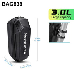 حقيبة ملحقات سكوتر كهربائي NEWBOLER 3 لتر/5 لتر حقيبة مركبة كهربائية مع منفذ USB حقيبة أمامية مقاومة للماء حقيبة دراجة