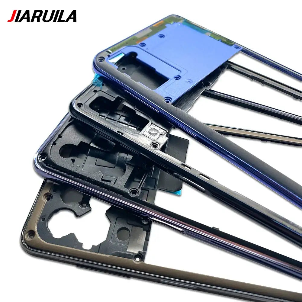 Middle Frame For Samsung A41 F62 M51 M62 A7 2018 With Volume Button Front Housing Middle Bezel Chassis Shell