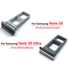 حامل بطاقة SIM جديد مع درج شريحة ومقبس محول لهاتف Samsung Note 20 / S20 Ultra المحمول مع بطاقة SIM مزدوجة