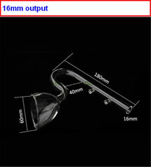 Aquarium Glass Inflow Outflow Lily Pipe 12/16mm 16/22mm Tube Fish Tank Aquatic Water Plant Canister Filter Suction Cup Hose set