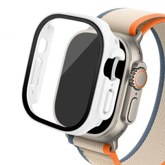 Glass+case For Apple Watch Ultra 2 case 49mm smartwatch PC Bumper+Screen Protector Tempered Cover iwatch series band Accessories