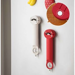 Retractable Jar Opener Retractable Bottle Opener Stainless Steel Thickened Handle Adjustable  Screwer Functional for Hotel
