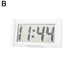 Mini Digital Clock Large Screen Car Dashboard Electronic Clock Self-adhesive Mini Clock Car Clock For Truck Dashboard