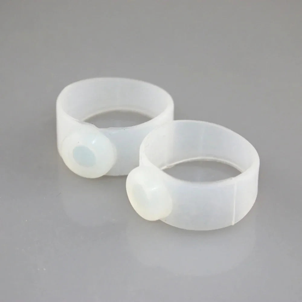 2pcs/Pair Magnetic Therapy Toe Rings Lose Weight Burn Fat Slimming Feet Massager for Toe Correction Accessories
