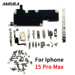 Complete Full Screw Set Metal Internal Bracket Replacement Parts Shield Plate Cover For IPhone X XR XS Max 7 8 Plus 15 Pro Max