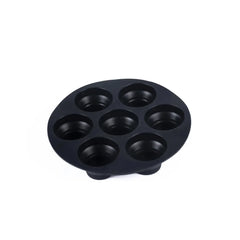 Silicone 7 Holes Cake Mold Home Party Baking Utensils Diy Cylindrical Mold Air Fryer Accessories Baking Tools Cake Molds