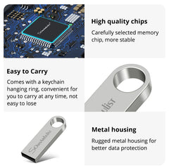 محرك أقراص فلاش SomnAmbulist USB 2.0 عالي السرعة لأجهزة الكمبيوتر المحمولة بسعة 32 جيجابايت و64 جيجابايت و128 جيجابايت، محرك أقراص فلاش USB صغير بسعة 16 جيجابايت و32 جيجابايت و64 جيجابايت و8 جيجابايت و4 جيجابايت