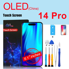 PINZHENG High Quality Screen INCELL LCD OLED For iPhone 14 Pro 15 Plus 13 Pro Max Display For iPhone Replacement With Tools