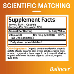 Vitamin D3 10,000IU (250MCG) - Bone, Muscle & Colon Health, Non-GMO, Gluten-Free