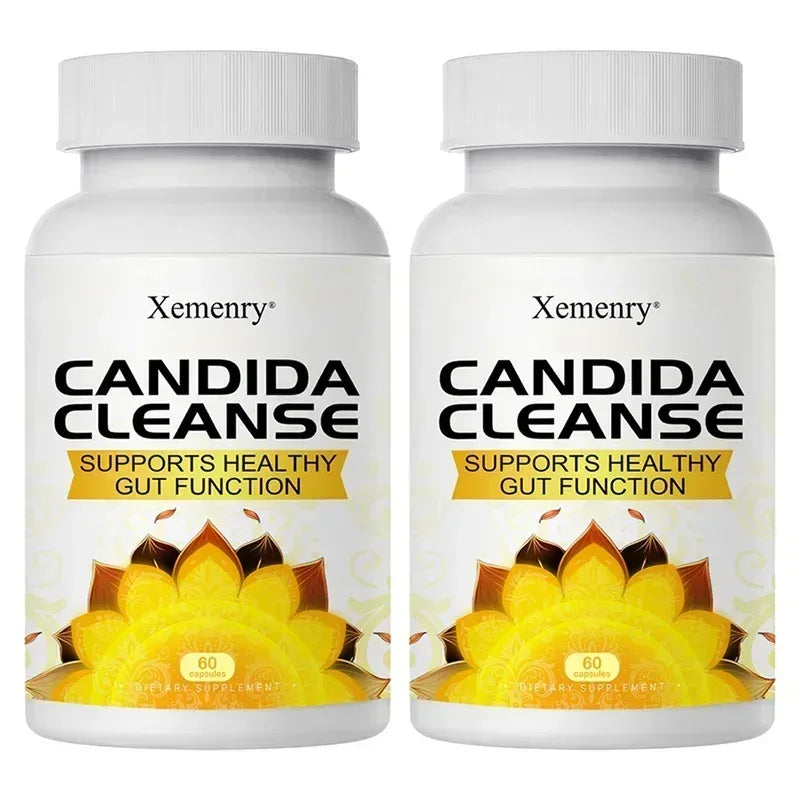 Candida Cleanse - Support Intestinal Detox & Cleansing, Balances Intestinal Flora, Metabolism, Supports Gut, Digestive Health - Mumzar