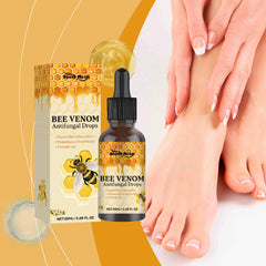 Bee Venom Antifungal Drops Nail Soothing Growth Bee Venom Nail Treatment Cleaning Spray for Hand Foot Nails Protection Care