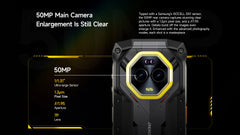 هاتف Ulefone Armor Mini 20 4G 4.7" Rugged Phone 64MP Night Camera Android 14 Smartphone 6200mAh Mobile Phone NFC 16GB+256GB 33W G99