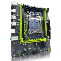 مجموعة اللوحة الأم ZSUS X99-8D4 مع وحدة المعالجة المركزية LGA2011-3 Xeon E5 2650 V4 DDR4 16 جيجابايت (1*16 جيجابايت) 2133 ميجا هرتز ذاكرة وصول عشوائي NVME M.2 SATA