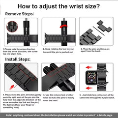 سوار من الفولاذ المقاوم للصدأ لساعة Apple Watch Ultra 2 مقاس 46 مم 49 مم 40 مم 44 مم 42 مم 41 مم 45 مم سوار IWatch Series 10 9 8 7 SE 6 5 4