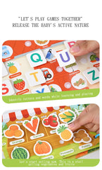 Busy Book for Kids, Animals Vehicles Dinosaurs Stickers, Matching Number & Letter Games, Interactive Learning Activity Book