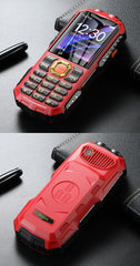 4G LTE Senior Flip Phone for Elderly Large Buttons Powerbank Long Standby SOS Call LED Light Loud Sound Fast Dial