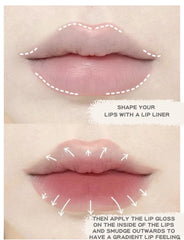 قلم تحديد الشفاه Nude Lip Liner Gege Bear Matte Velvet Lip Liner يدوم طويلاً ومقاوم للماء وقلم رسم خط الشفاه