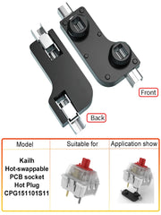 110pcs/90pcs Kailh Hot-swappable PCB Socket CPG151101S11 For Outemu Cherry MX Switches Mechanical Keyboard Axis DIY Connector