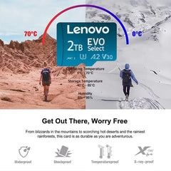 Lenovo 2TB Memory SD Card 1TB 512GB 256GB A2 U3 Micro TF SD Card 128GB High Speed MLC TF Card For Nintendo Switch Ps4 Games