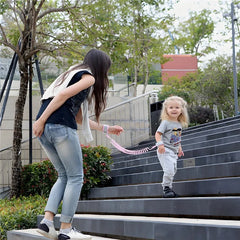 Child Safety Walking Harness with Key Lock | Anti-Loss Adjustable Toddler Leash for Crowded Areas
