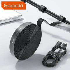 منظم كابلات Toocki، لفاف الأسلاك، إدارة كابلات USB، واقي لسماعات الأذن، ربطات أسلاك الماوس، ملحقات الهاتف لأجهزة iPhone وSamsung