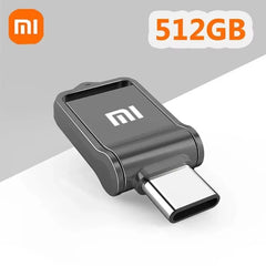 Xiaomi High Speed 2TB Flash Drive USB 3.2 512GB 1TB Type-C Interface 2-in-1 Flash Memory Stick For Mobile Phone Computer 2025NEW