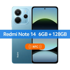 Global Version Xiaomi Redmi Note 14 MediaTek Helio G99-Ultra 108MP AI Camera 6.67" AMOLED 120Hz Display 5500mAh