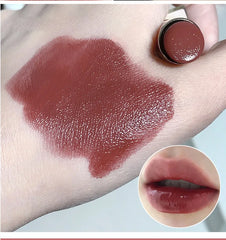 أحمر شفاه حريري لامع من Gege Bear Pump Lips Moisture Water Bomb مريح للغاية لامع غير لاصق في كوب مرطب للشفاه
