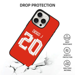 Diogo Jota Soccer Football Phone Case For iPhone 15 Pro TPU Shockproof Phone Cover