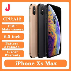 Original Unlocked Apple iphone xs max 4G LTE 4G RAM 64gb/256gb ROM A12 Bionic  IOS iphonexsmax